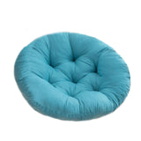 Maxbell Hanging Egg Chair Cushion Round Soft Floor Pillow for Living Room Home Porch Lake Blue