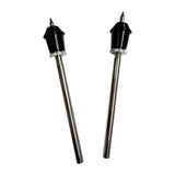 Maxbell 2 Pieces Floor Tom Legs Musical Instrument Accessories Drum Kit Support Legs
