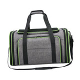 Maxbell Cat Carrier Bag Shoulder Bag Puppy Carrier for Traveling Camping Outdoor Use Gray Green