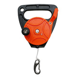 Maxbell Maxbell Scuba Diving Wreck Reel Kayak Anchor with Handle 150ft Line Snap Hook Orange