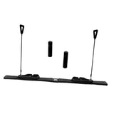 Maxbell Pilates Reformer Board for Home Office Pilates Sliding Board Trainer Black
