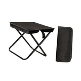 Maxbell Camping Stool Compact Chair Folding Small Chair for Picnic Traveling Outdoor Black Small