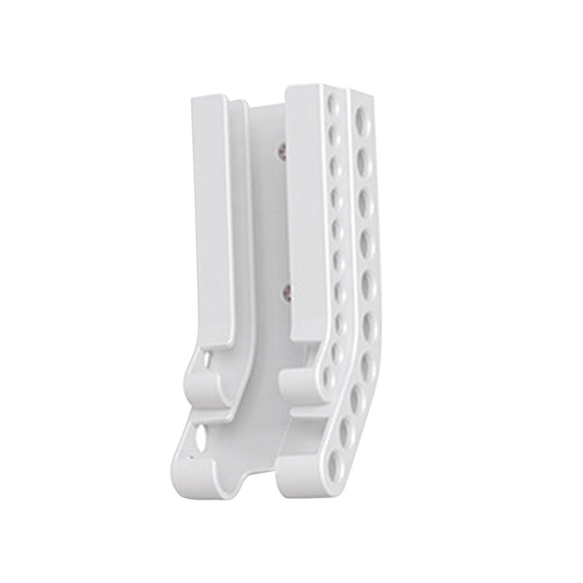 Maxbell Battery Case Durable Wall Mount Battery Organizer for Stores Garage Workshop White