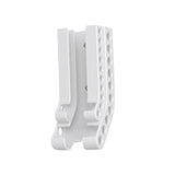 Maxbell Battery Case Durable Wall Mount Battery Organizer for Stores Garage Workshop White