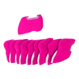 Maxbell 10 Pieces Golf Club Iron Headcover Putter Head Protector Cover Hot Pink - Aladdin Shoppers