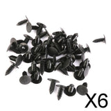 Maxbell 6xNylon Tree Type Push Rivet Car Retainer Clip for GM 1595864 1605396 50Pcs