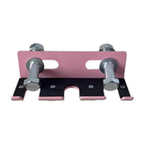 Maxbell Triple Barbell Holder for Squat Rack Metal Home Gym Accessory Gym Bar Hanger Pink