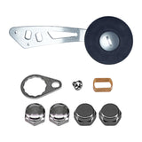 Maxbell Fishing Reel Handle with Fittings Mounted Nuts Repair Rocker Arm Accessories Style D