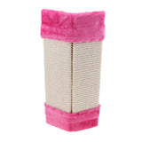 Maxbell Maxbell Kitten Pet Corner Sisal Wall Scratcher Cats Scratching Post board Rose Red
