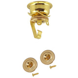 Maxbell 2 Pcs Bass String Tree String Retainer +1/4" Jack Plug Socket for TL Guitar