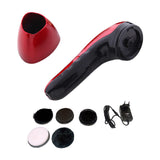 Maxbell Electric Shoe Polisher Brush Leather Care Device for Sofa Leather Shoes Bags Red