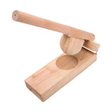 Maxbell Wood Mochi Maker Multifunctional Dough Pressing Tool for Pastry Home Camping wood 8CM
