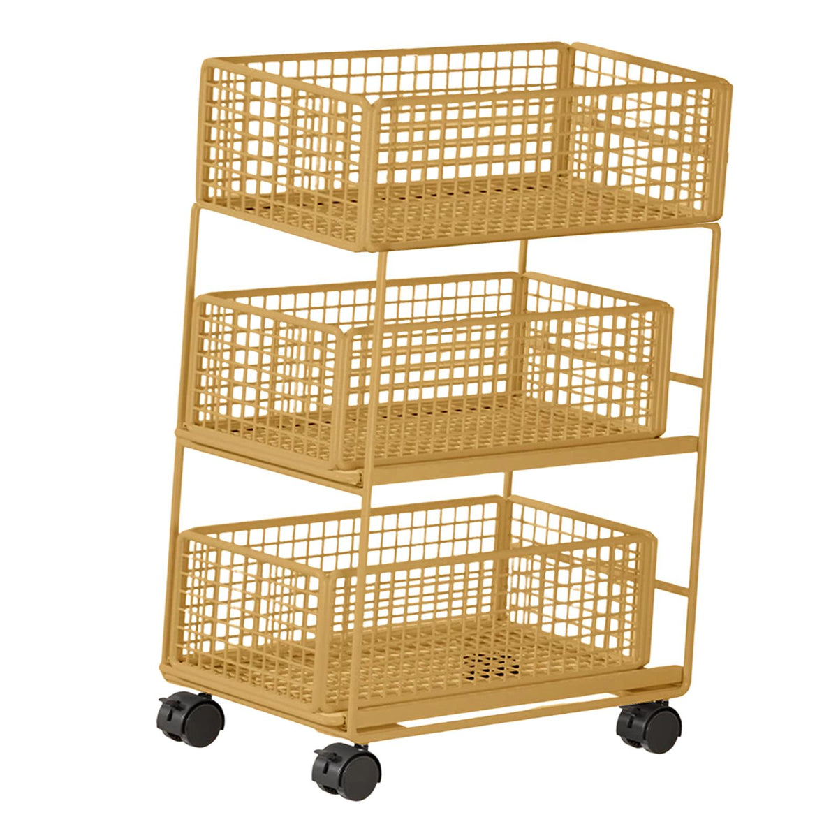 Maxbell Under Desk Cart Practical Rolling Storage Organizer for Office Home Bathroom L