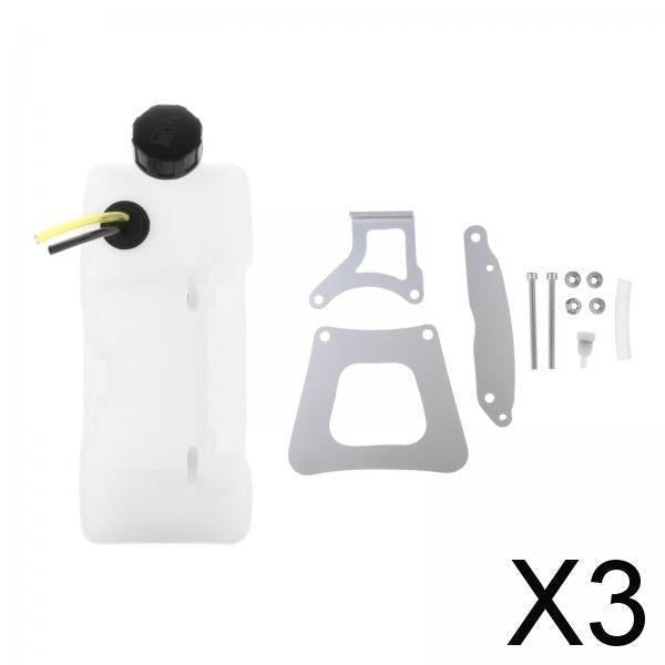 3xGas Fuel Tank with Cap Assembly Kit Replacement fits for Stihl FS106 White
