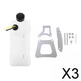 3xGas Fuel Tank with Cap Assembly Kit Replacement fits for Stihl FS106 White