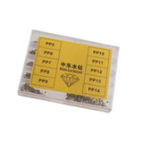 Maxbell Watch Part Rhinestones Watch Screws Stones with Storage Box Watch Decoration