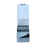 Maxbell Twist Drill Bit Case Accessories Iron Portable Drill Bit Dispenser Organizer 25 Slots