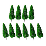 Maxbell 10x Model Trees Scale Railway Fairy Garden Layout Game Decor Miniature Trees