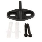 Maxbell 2xDoor Bottom Floor Guide Clip for Sliding Barn Door Hardware with Screws