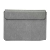 Maxbell Laptop Sleeve Case with Stand Protective Cover Carrying Case PU Leather Bag Dark Gray