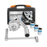 Maxbell Torque Multiplier Wrench Labor Saving 20:1 Torque Ratio Steel Lug Nut Wrench Box Length 28 cm