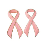 Maxbell 2 Pieces Pink Enamel Breast Cancer Awareness Charity Ribbon Brooch Pin - Aladdin Shoppers