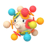 Maxbell Sensory Teething Rattle Toy Baby Teether Toy for Infant Kids 1 Year 0ld
