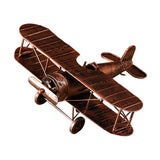 Maxbell Diecast Metal Plane Great Souvenir Aircraft Ornaments for Bedroom Home Shelf Bronze