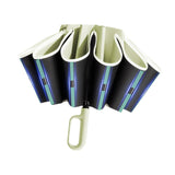 Maxbell Automatic Folding Umbrella Windproof Portable Umbrella Fold Umbrella Green