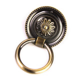 Maxbell 10x Antique Bronze Cabinet Door Drawer Wardrobe Pull Ring Handle Knob Dia 55mm