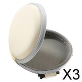 Maxbell 3xFolding Sunglasses Case Zipper Case Portable Protective Case Men Women