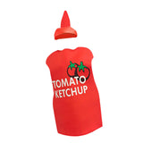 Maxbell Ketchups Bottle Costume Halloween Costume for Halloween Carnival Theme Party
