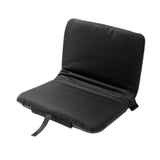 Maxbell Stadium Chair for Bleachers Foldable Ultralight Portable Padded Stadium Seat Black