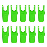 Maxbell Maxbell 10 Pieces Plastic Arrow Nocks for Archery Hunting Shooting Outdoor Sports Green