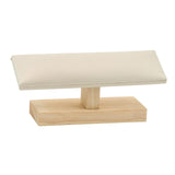 Maxbell Wooden Bracelet Holder Wristwatch Rack for Shopping Mall Jewelry Store Store Beige Yellow