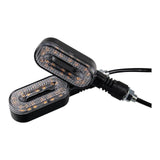 Motorcycle turn indicators, high-brightness light-emitting diode marker lights, universal 12V waterproof warning light 1 Pair other