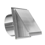 Maxbell Dryer Vent Cover Outside Weatherproof Easy Installation Versatile Protection Silver