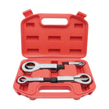 Maxbell 4x Nut Breaker Screw Splitter for Removing Broken and Damaged Nuts Workshops Red Storage box