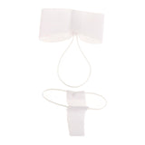 Maxbell 1/12 Female Doll Clothes Bra and Underwear Clothing for 6inch Female Figures White