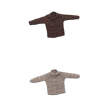 Maxbell 1/6 Scale Male Plaid Shirt Clothing for 12" Action Figure Brown Beige