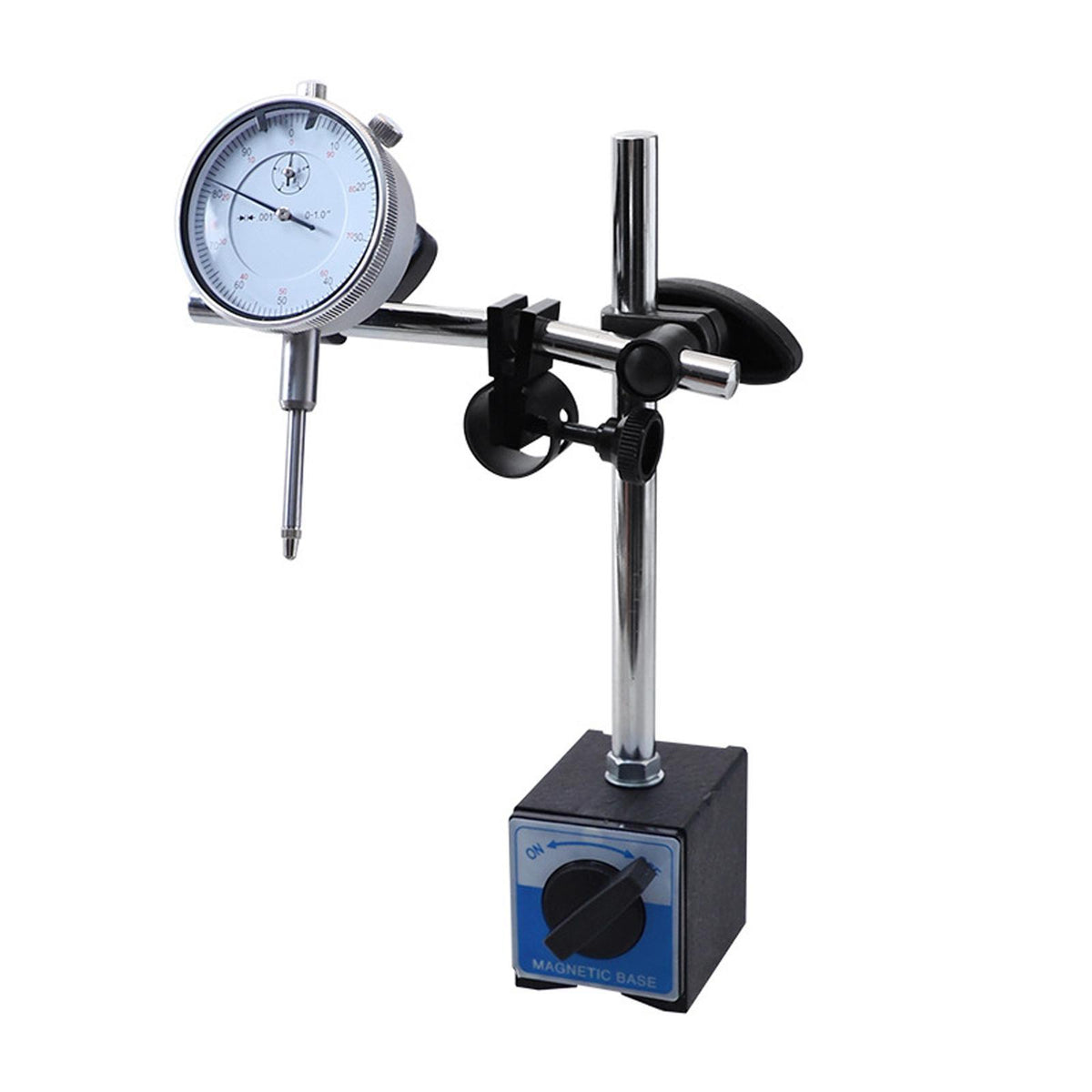 Maxbell Dial Test Indicator Base Adjustable 0.01" Precision Digital 0 to 1"