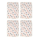 Maxbell 4Pcs Pet Mat Washable Thicken Flannel Cushion for Dog Puppy Cat Pet Sleeping