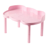 Maxbell Hamster Play Platform Sturdy Small Animals Platform for Food Bowl Small Pets Pink