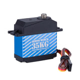 Maxbell 35kg Digital Servo Aluminum Alloy Gear Servo for 1/10 RC Car RC Boat Crawler blue