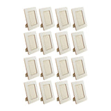 Maxbell 16 Pieces Wooden Picture Frames for Crafts Arts Gifts for Wedding Wood Decor