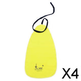 Maxbell 4xLADE Cleaning Cloth aus Artificial chamois for Wind Music Instruments Yellow