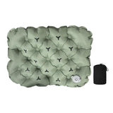 Inflatable Seat Cushion Comfortable Soft Sit Mat Pad for Airplane Lawn Plane olive