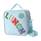 Maxbell Insulated Lunch Box Bag Food Delivery Bag Waterproof Portable Food Container Blue
