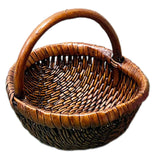 Maxbell Maxbell Handwoven Fruit Basket Rustic Decor Food Basket for Kitchen Restaurant Table Coffee