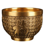 Maxbell Maxbell Brass Fu Bowl Folk Housewarming Gift Chinese Traditional Feng Shui Bowl Large